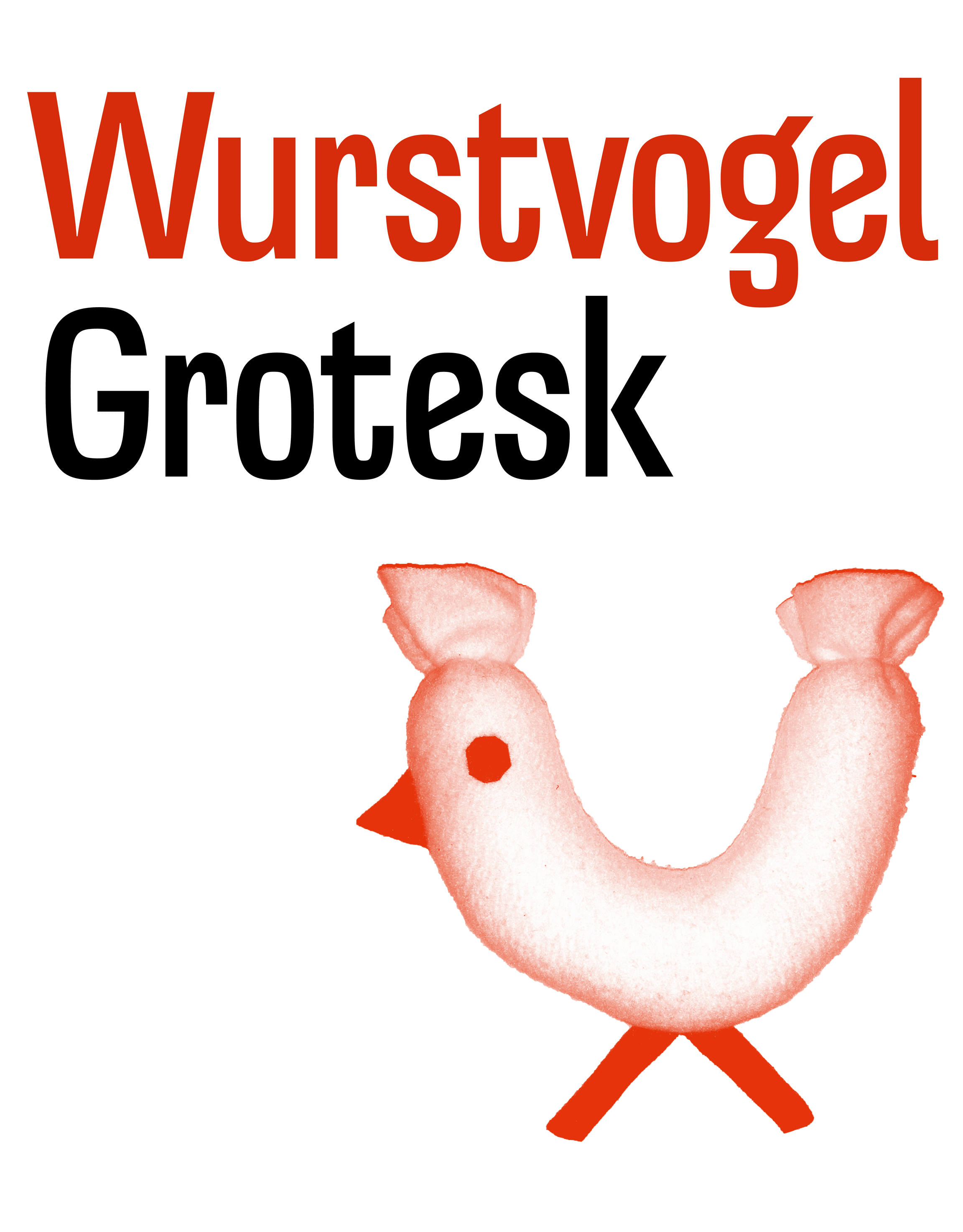 Künstlerische Wurstvogel-Illustration 3