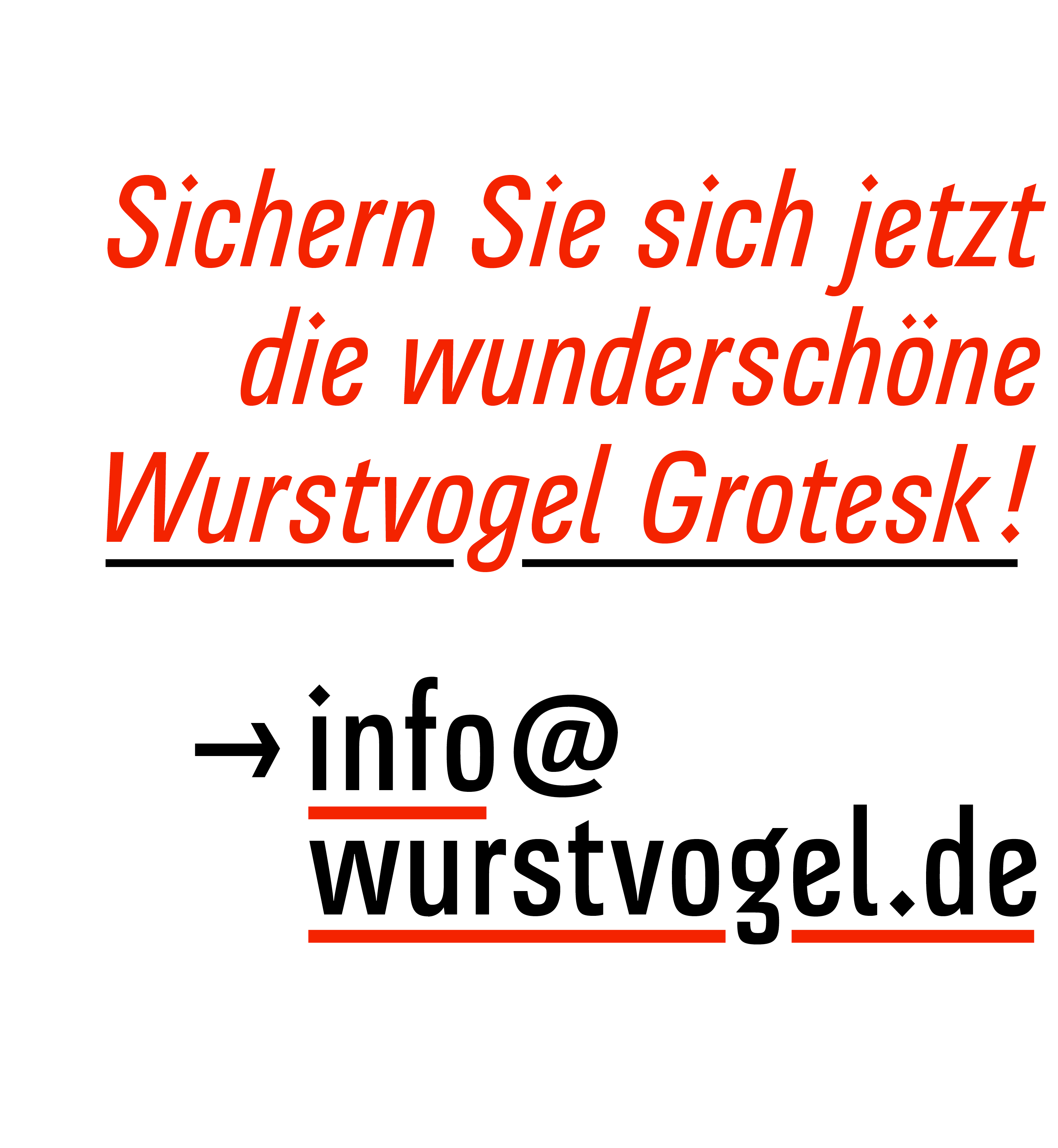 Künstlerische Wurstvogel-Illustration 6